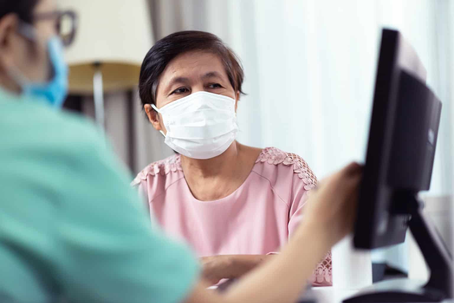 patient with tech computer masks