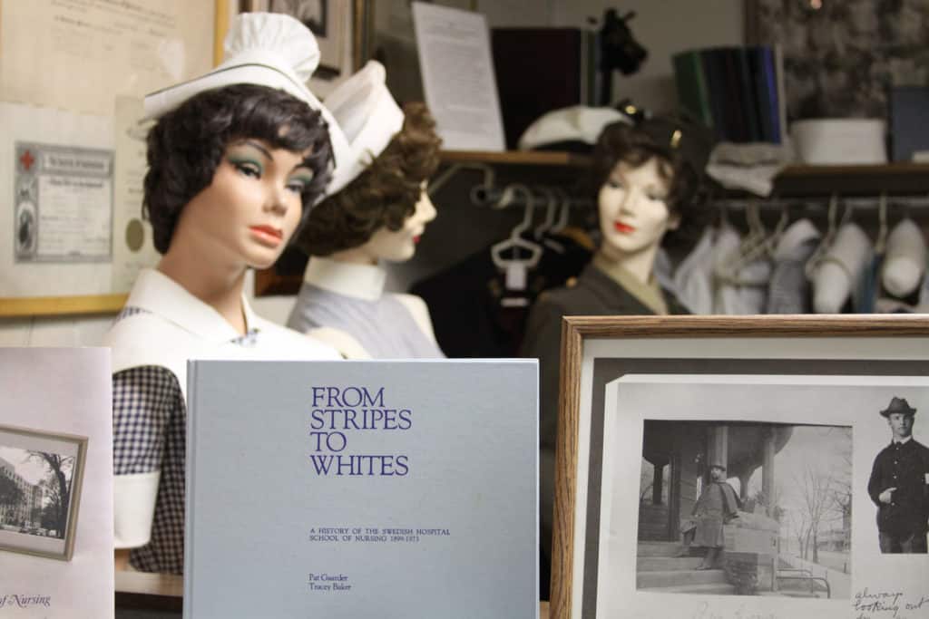 history center nurse mannequins