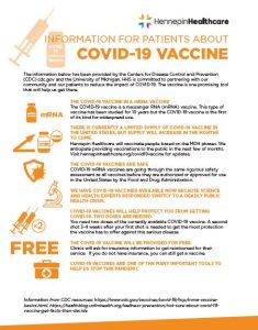 About COVID vaccine