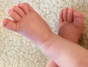 baby boy feet