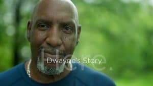 hero image only here video campaign dwayne's story