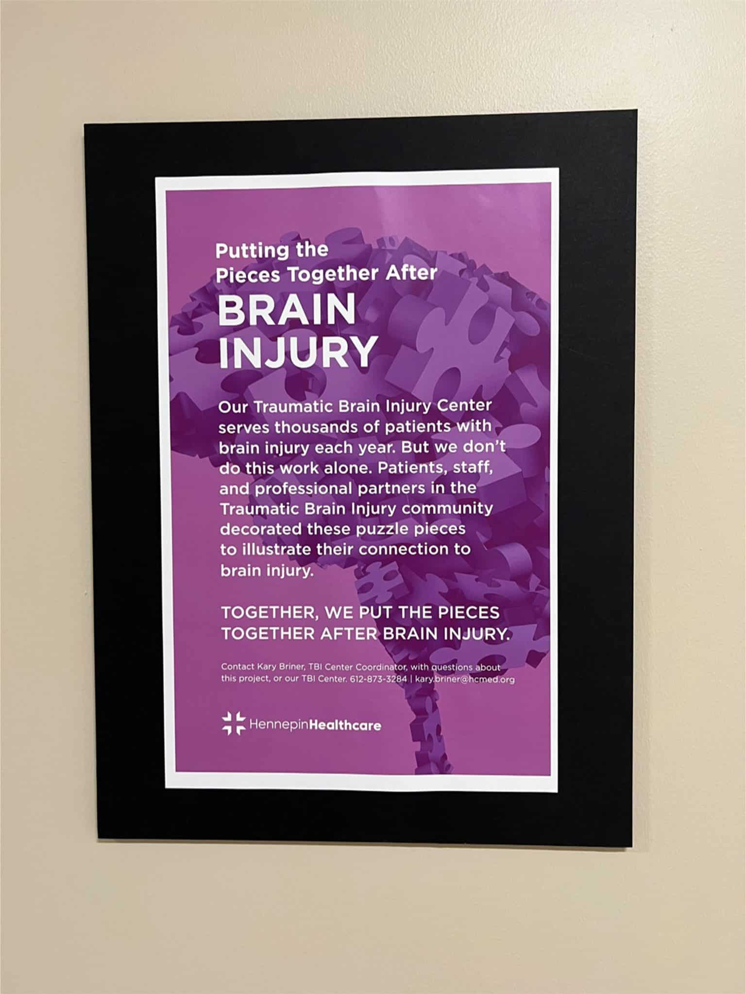 Brain Injury Month puzzle pieces