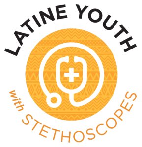 Latine Youth With Stethoscopes Logo