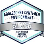 Silver Adolescent Centered Environment badge
