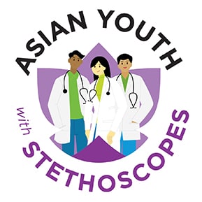 Graphic Asian Youth Summit, asian youth with stethoscopes youth summit, medical seminar, medical training for youth, medical summit, training for young students in medicine