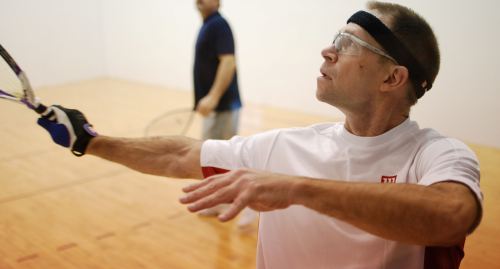 Racquetball champion and state Hall-of-Famer Rick Schacht