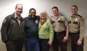 paramedics who saved warren bowles life at mixed blood theater, Actor Warren Bowle, onstage cardiac arrest, neighbors, mixed blood theater, best survival rates in the country, Jacob Cree, Warren and Susan Bowles, Giovanni Caponi, Wayne Schneider