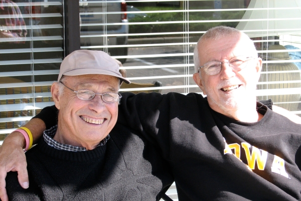 rich dean and denny behm, 80-year-old donor, living kidney donation, 300-mile bicycle trek, denny behm, promoting kidney donations