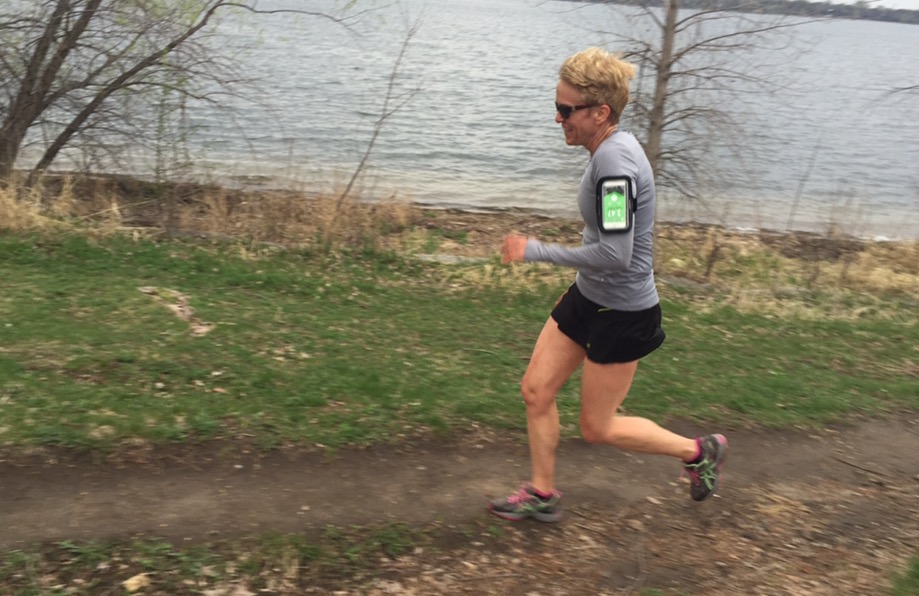 woman running by lake, Giving foot pain the boot, diagnosis of plantar fasciitis, podiatrist, orthotic inserts, supportive shoes with good arch support