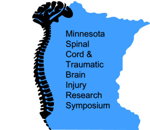 minnesota spinal cord and traumatic brain injury research symposium logo, Minnesota Spinal Cord, Traumatic Brain Injury Research Symposium, Super Bowl week, paralysis from a spinal cord injury, disabilities from a brain injury
