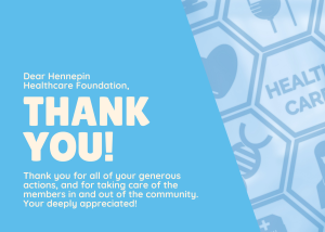 Hennepin Healthcare Gratitude Image from Shelby